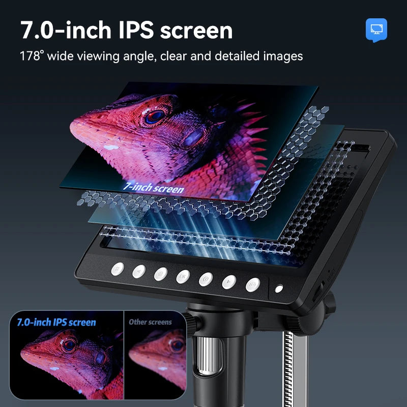 INSKAM Portable IPS Digital Microscope USB 1200X Magnification HD