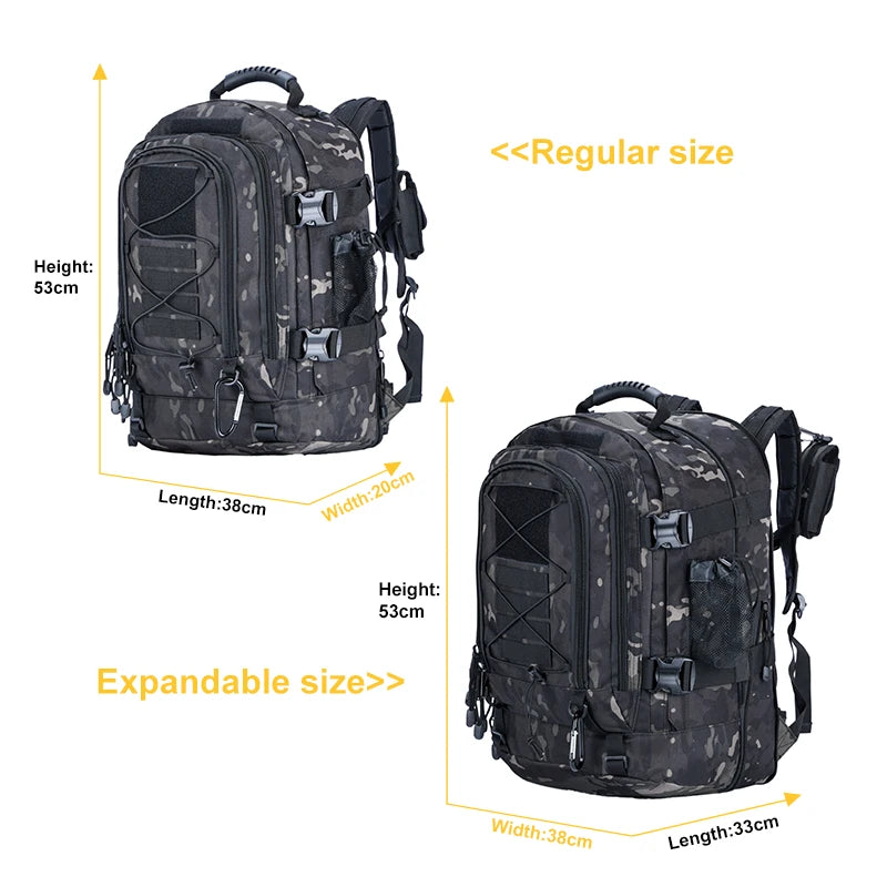 Tactical Backpack Military Assault Pack Molle Bug Out Bag