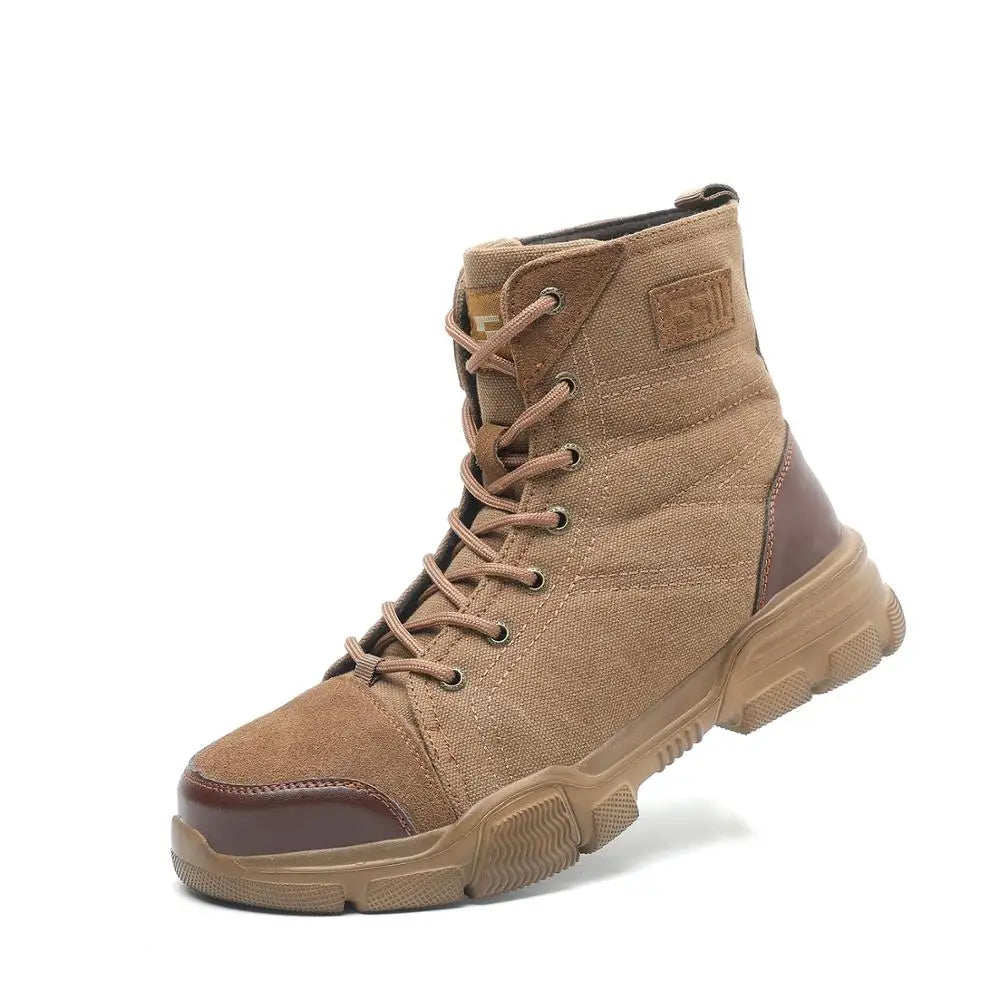 SUADEX Steel Toe Mens Work Boots For All Day Comfort