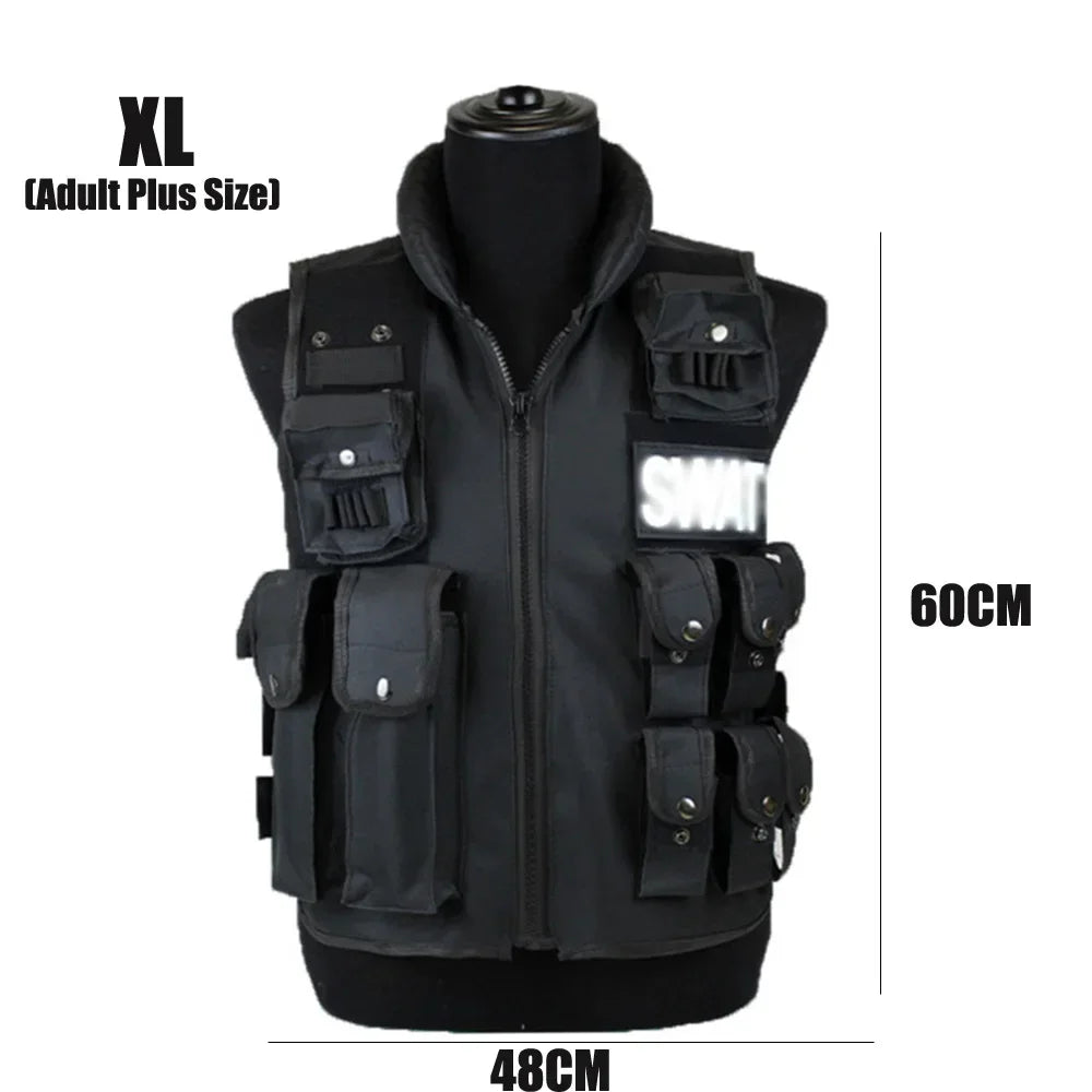 SWAT Multi Pockets Tactical Vest For Outdoor Training And Hunting