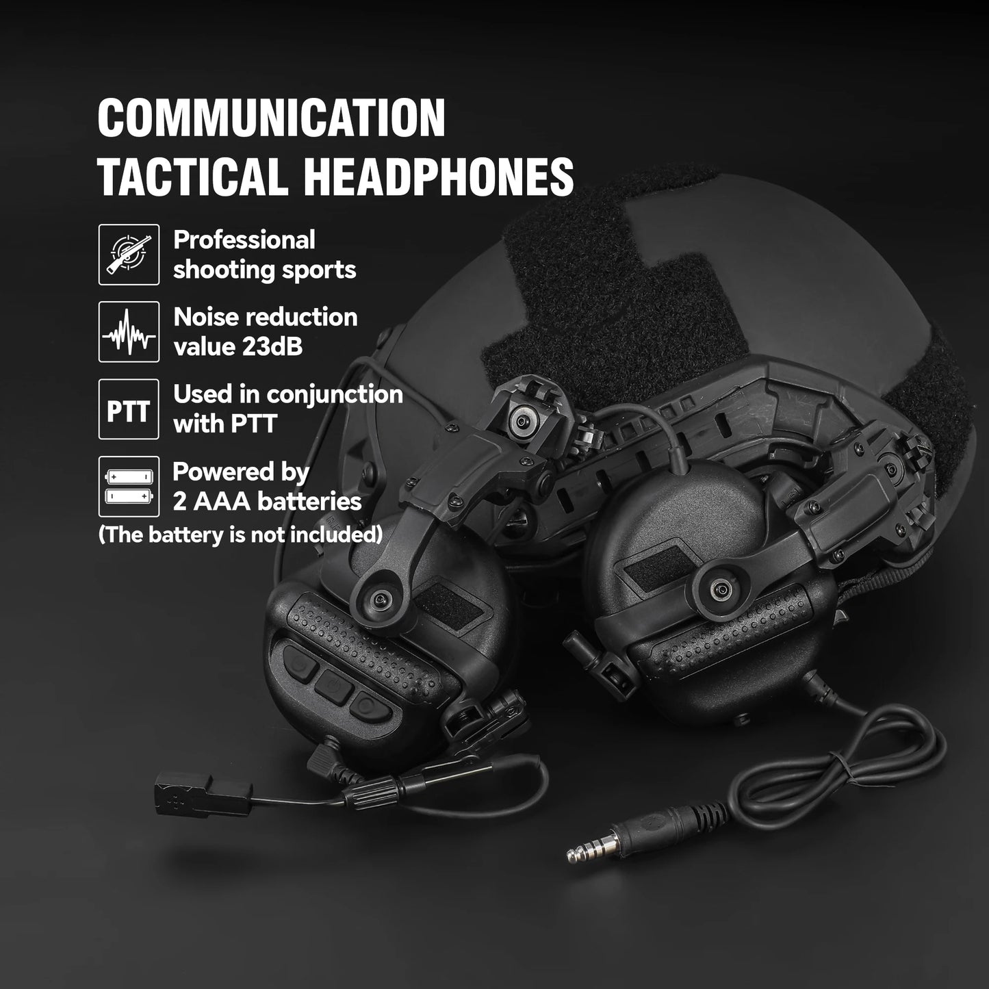ARM NEXT Tactical Hearing Protection Earmuffs with Active Noise Reduction