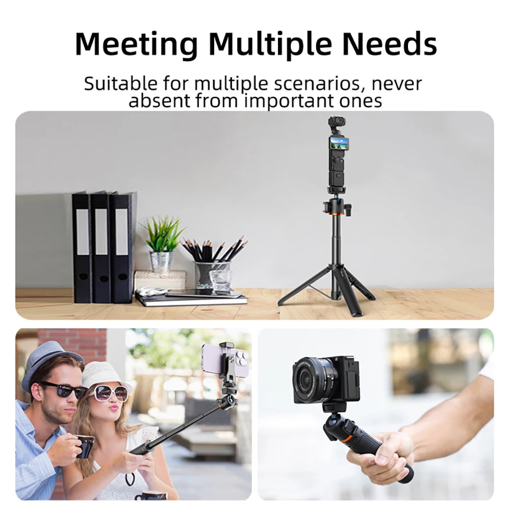 BRDRC Selfie Stick Tripod for DJI Pocket 3 and Action