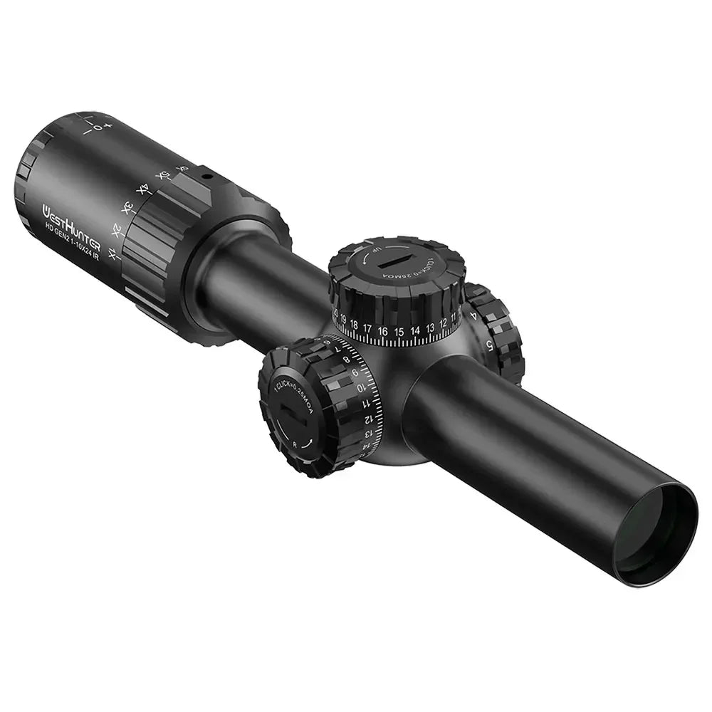 WestHunter GEN2 1-10x24 IR Scope LPVO With 1/4 MOA Reticle