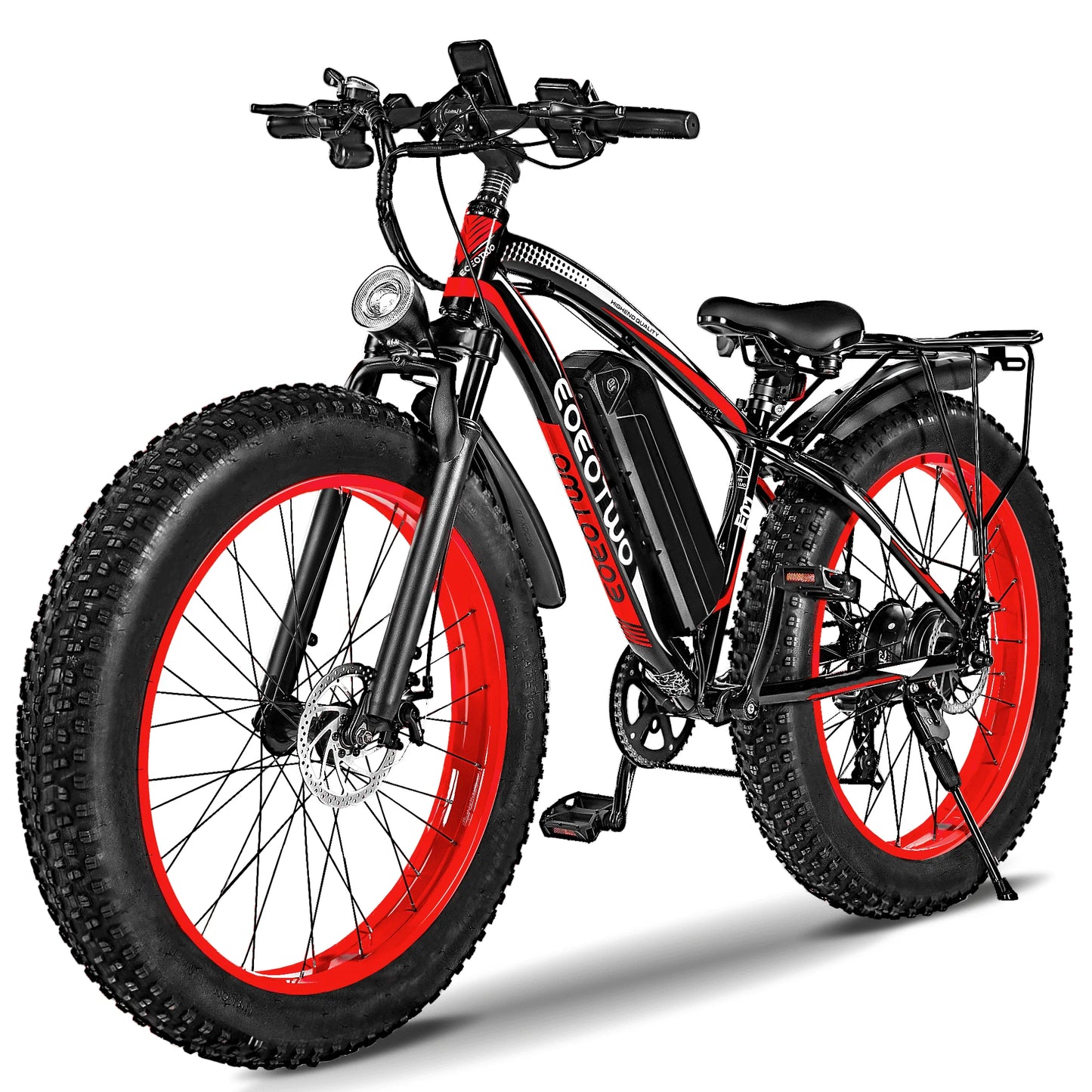 EOEOTWO 1500W Electric Mountain Bike 34 MPH Fat Tire