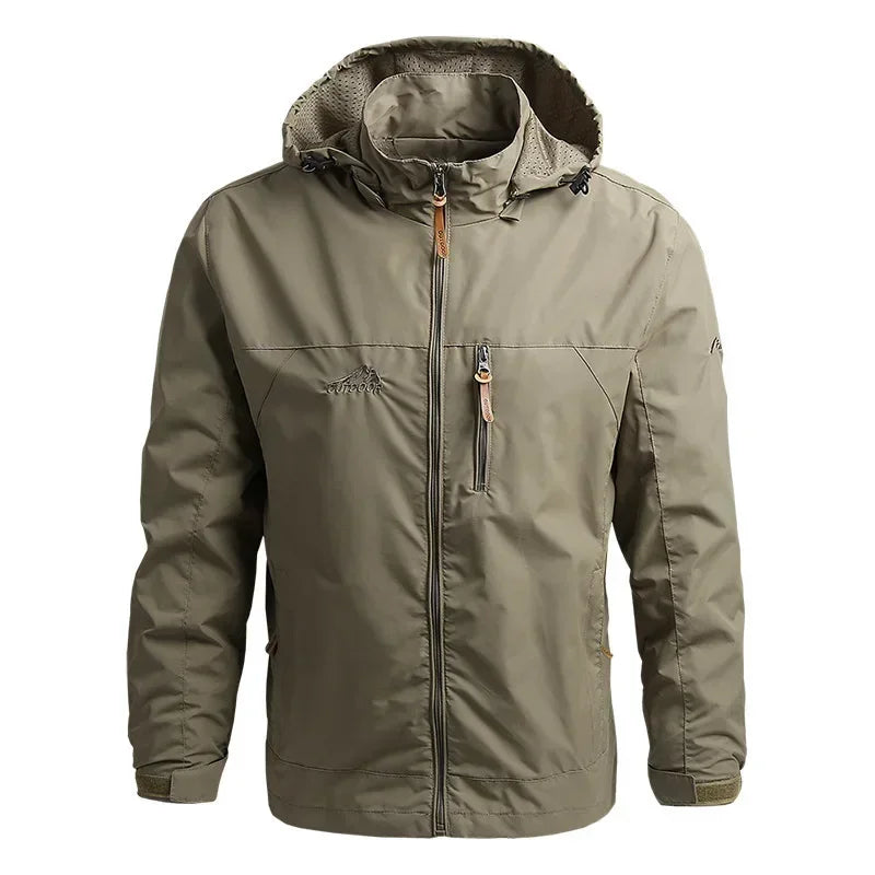Men's Autumn Winter Waterproof Windbreaker Jacket For Outdoor Adventures