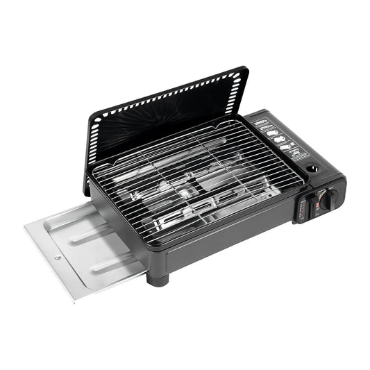 Portable Camping Gas Stove With Ignition For Outdoor Cooking