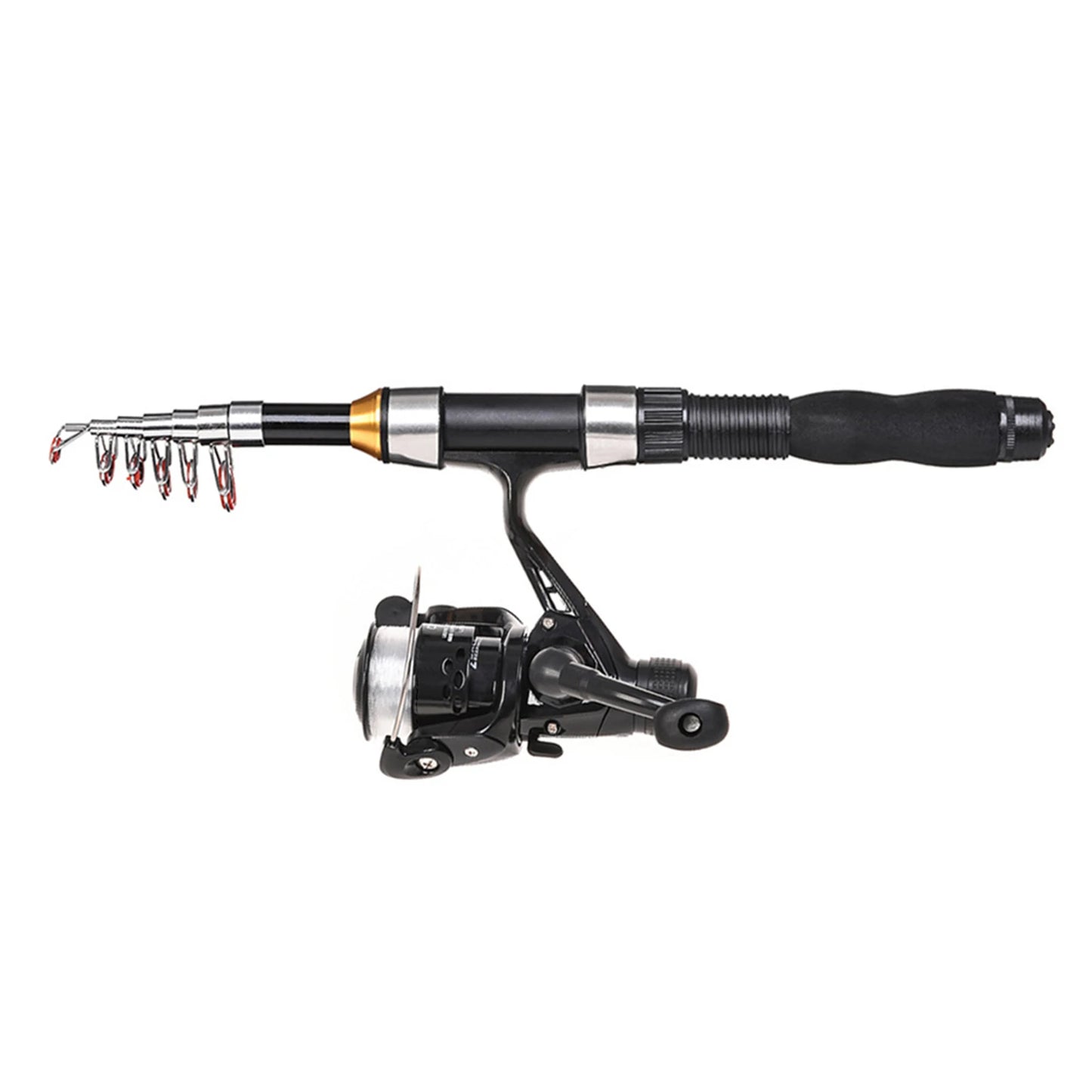 Telescopic Fishing Rod Reel Combo Kit