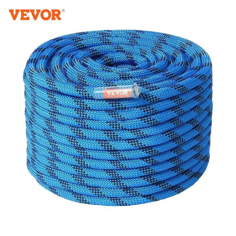 VEVOR Static Climbing Rope With Steel Snap Hooks Outdoor